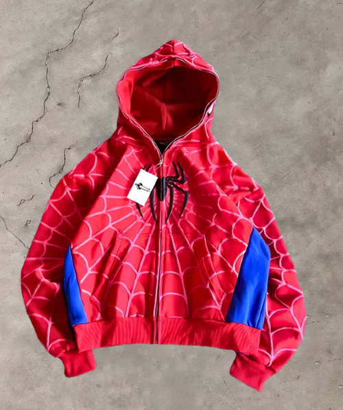 3D Baskılı Spider Hoodie