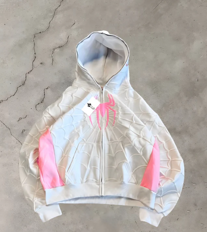 3D Baskılı Spider Hoodie