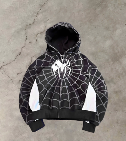 3D Baskılı Spider Hoodie
